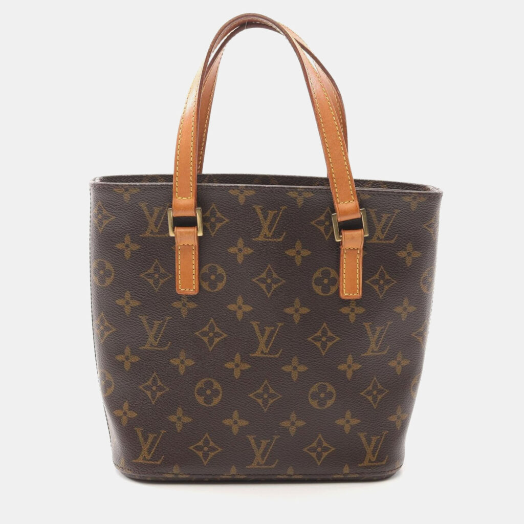 luxury-women-louis-vuitton-used-handbags-p1157060-009 Louis Vuitton Brown Monogram Vavin PM Tote Bag