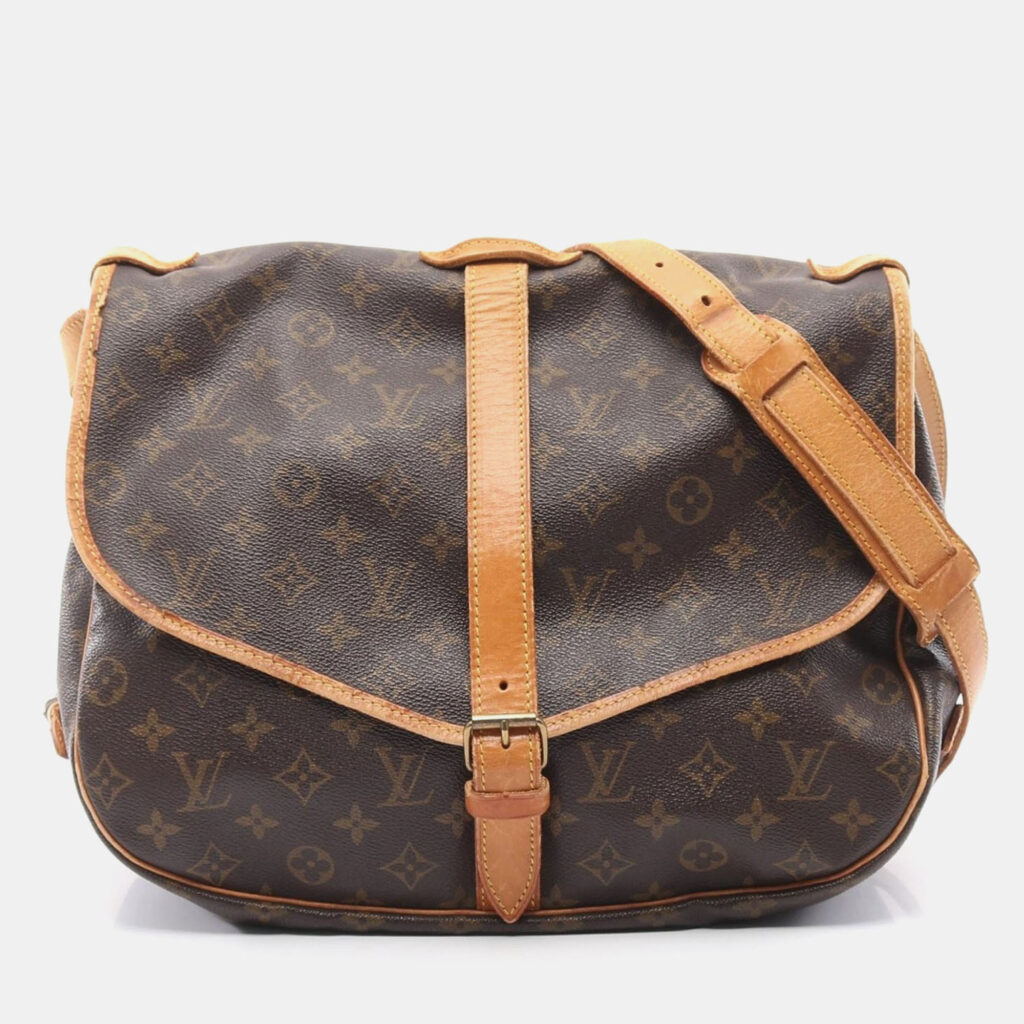 luxury-women-louis-vuitton-used-handbags-p1157113-009 Louis Vuitton Samuel 35 Crossbody Shoulder Bag Monogram Canvas