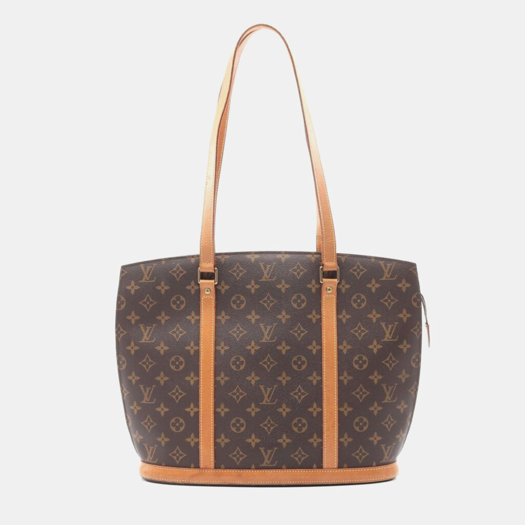 luxury-women-louis-vuitton-used-handbags-p1157135-003 Louis Vuitton Brown Monogram Canvas Babylon Shoulder Tote Bag