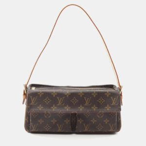 Louis Vuitton Brown Monogram Canvas Vivacite MM Shoulder Bag