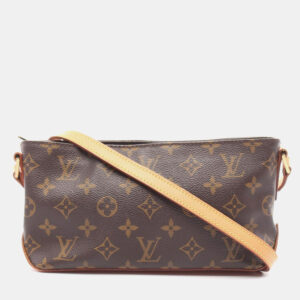 Louis Vuitton Brown Monogram Canvas Trotteur Shoulder Bag