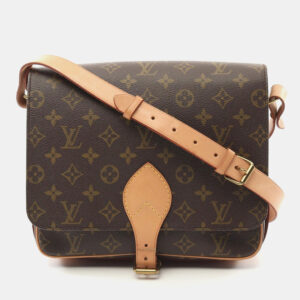 Louis Vuitton Cartouchiere Gm Shoulder Crossbody Bag Monogram Leather Lv