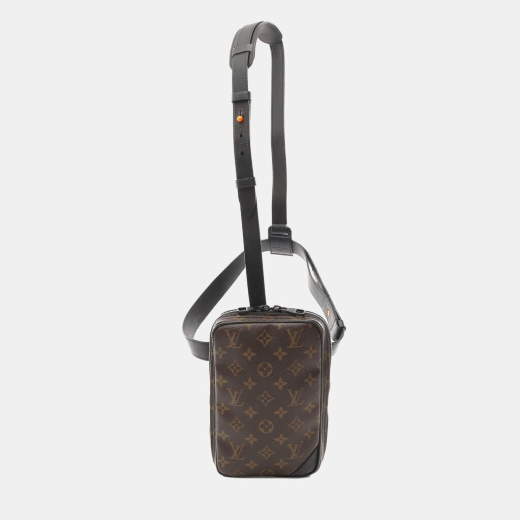 luxury-women-louis-vuitton-used-handbags-p1157216-002 Louis Vuitton Brown Monogram Solar Ray Canvas Utility Side Waist Bag