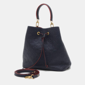 Louis Vuitton Marine Rouge Monogram Empreinte Leather Neonoe Shoulder Bag