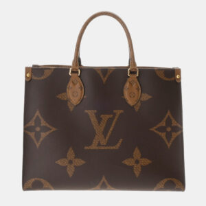 Louis Vuitton Brown Monogram Canvas Reverse OnTheGo MM Handbag