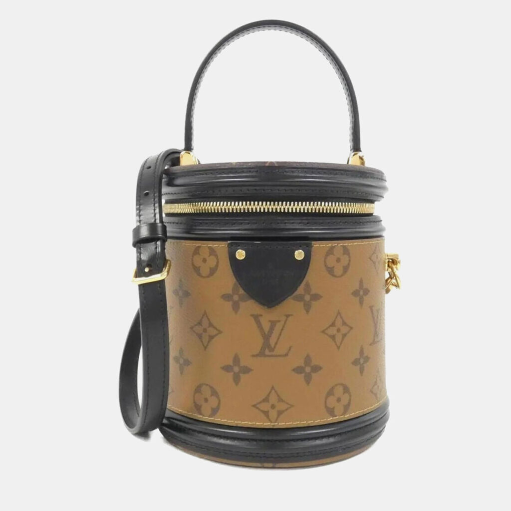 luxury-women-louis-vuitton-used-handbags-p1157426-003 Louis Vuitton Brown/Black Monogram Reverse Cannes Handbag