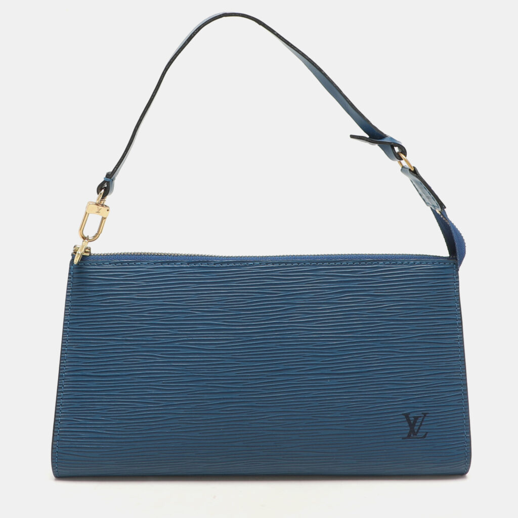 luxury-women-louis-vuitton-used-handbags-p1157559-005 Louis Vuitton Blue Epi Leather Pochette Accessories