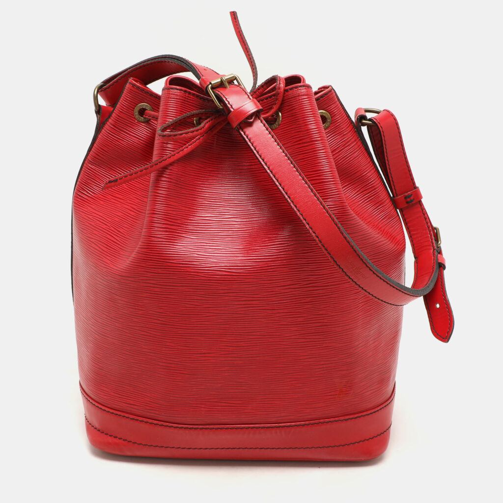 luxury-women-louis-vuitton-used-handbags-p1157579-007 Louis Vuitton Red Epi Leather Noe Bag