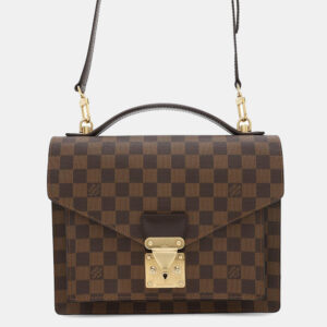 Louis Vuitton Brown Damier Ebene Canvas Monceau Handbag