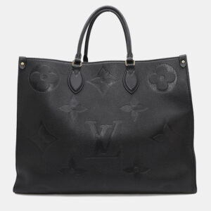 Louis Vuitton Onthego Noirm Monogram Empreinte Leather Size Gm