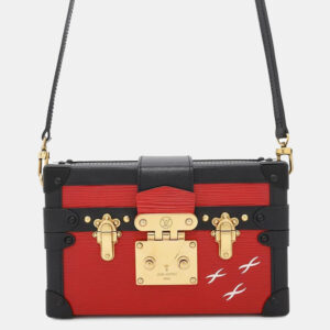 Louis Vuitton Petite Malle Coquelicot/Noir Epi Leather