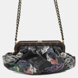 Louis Vuitton Bruschko Ew Noir Monogram Art Deco Coin Spyre