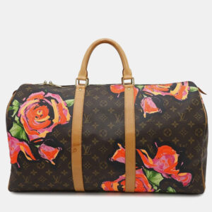 Louis Vuitton Keepall Brown Monogram Rose Size 50