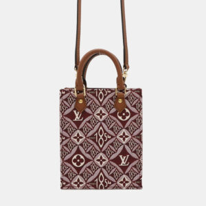 Louis Vuitton Bordeaux Monogram Jacquard Canvas Since 1854 Petit Sac Plat Tote Bag