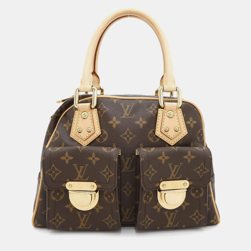 Louis Vuitton Beige Monogram Canvas PM Manhattan Shoulder Bag