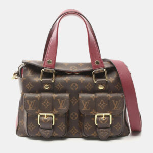 Louis Vuitton Brown Bordeaux Monogram Canvas Manhattan Handbag