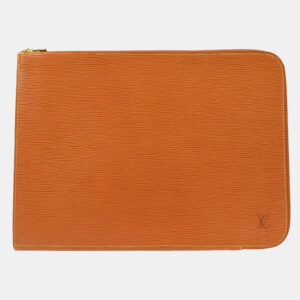 Louis Vuitton Brown Epi Leather Documents 38 Business Bag