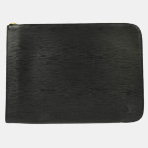 Louis Vuitton Black Epi Leather Documents 38 Business Bag