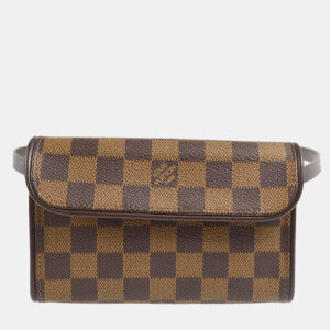 Louis Vuitton Damier Ebene Canvas Pochette Florentine Belt Bum Bag