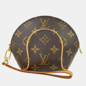 Louis Vuitton Monogram Canvas Mini Ellipse Pouch Bag