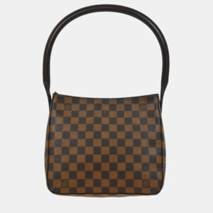 Louis Vuitton Damier Ebene Canvas Looping MM Handbag