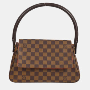 Louis Vuitton Damier Ebene Canvas Mini Looping Handbag