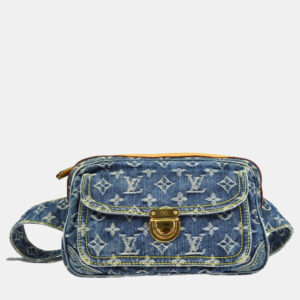 Louis Vuitton Blue Monogram Denim Waist Bum Bag