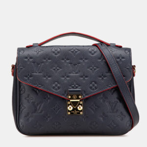 Louis Vuitton Blue Monogram Empreinte Pochette Metis