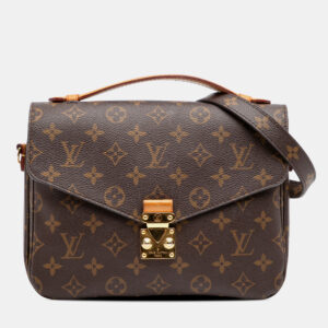 Louis Vuitton Brown Monogram Pochette Metis