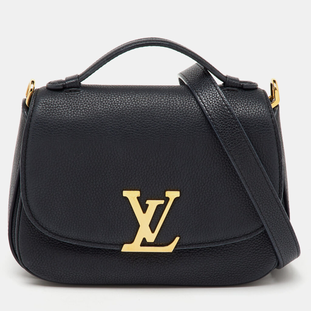 luxury-women-louis-vuitton-used-handbags-p1160408-004 Louis Vuitton Black Leather Neo Vivienne Bag