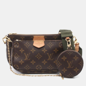 Louis Vuitton Brown Monogram Multi Pochette Accessoires Shoulder Bag