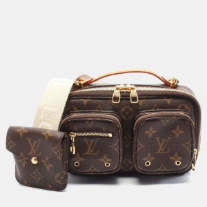 Louis Vuitton Brown Monogram Utility Crossbody Shoulder Bag