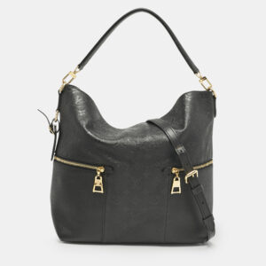 Louis Vuitton Black Monogram Empreinte Leather Melie Bag