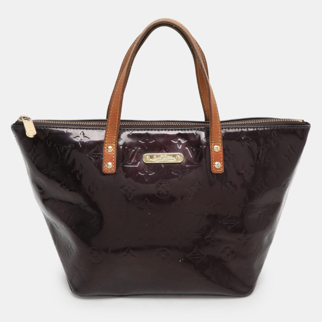 luxury-women-louis-vuitton-used-handbags-p1161706-001 Louis Vuitton Amarante Monogram Vernis Bellevue PM Bag
