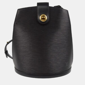 Louis Vuitton Black Epi Leather Cluny Shoulder Bag