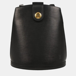 Louis Vuitton Black Epi Leather Cluny Shoulder Bag