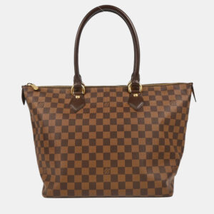 Louis Vuitton Brown Damier Ebene Canvas Saleya MM Tote Bag