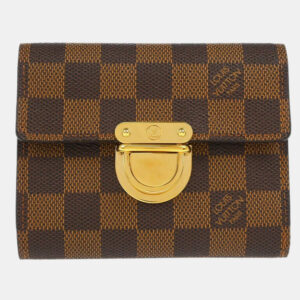 Louis Vuitton Brown Damier Ebene Canvas Portefeuille Wallet