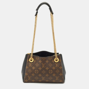 Louis Vuitton Black Monogram Canvas and Leather BB Surene Bag