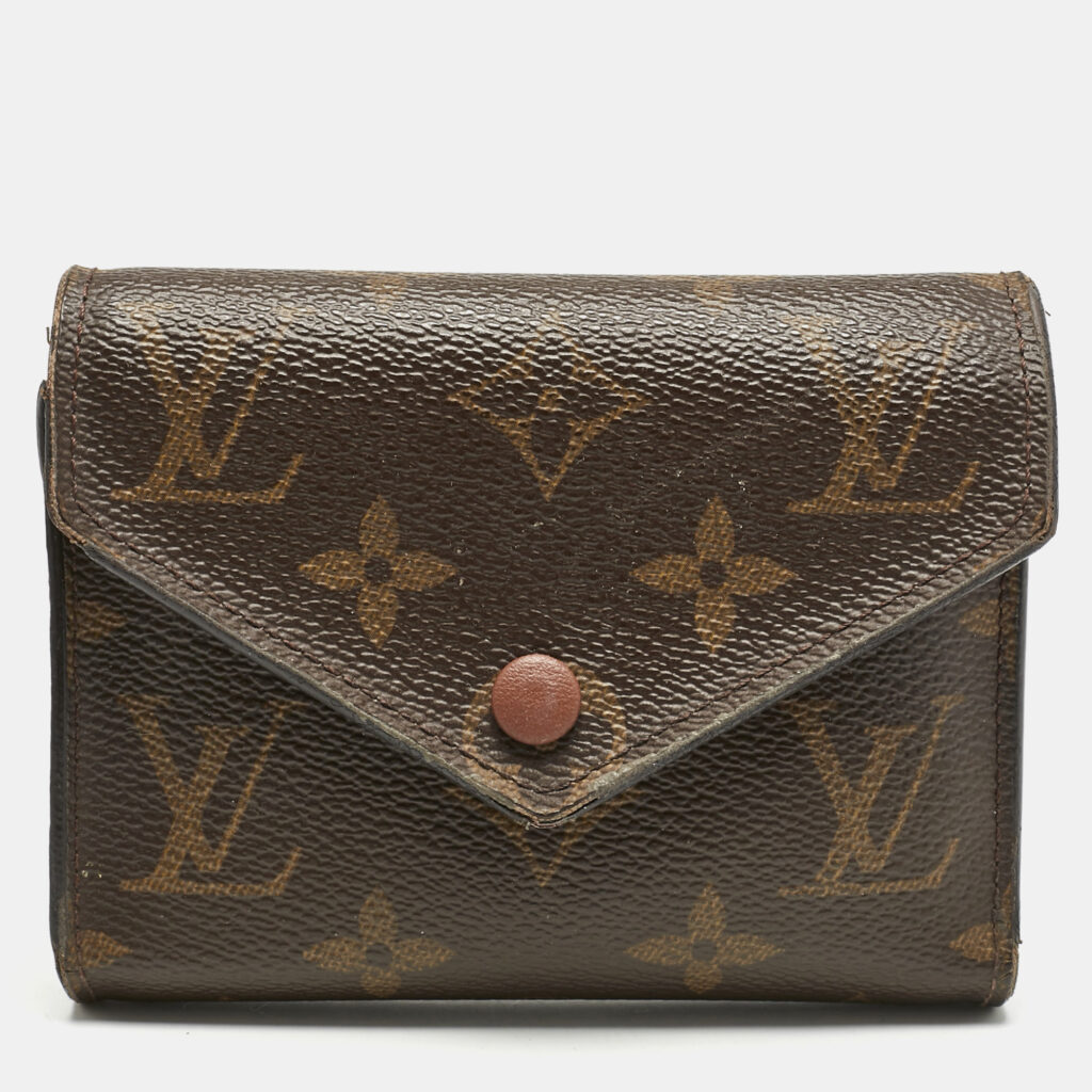 luxury-women-louis-vuitton-used-handbags-p1163325-004 Louis Vuitton Monogram Canvas Victorine Wallet