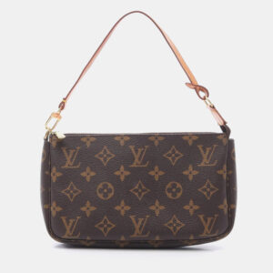 Louis Vuitton Brown Monogram Canvas Pochette Accessoires Handbag