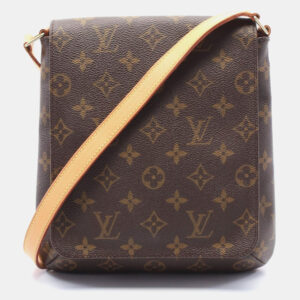 Louis Vuitton Brown Monogram Canvas Musette Salsa Short Strap Shoulder Bag