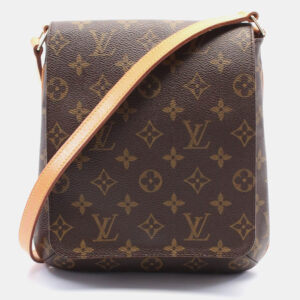 Louis Vuitton Brown Monogram Canvas Musette Salsa Short Strap Shoulder Bag