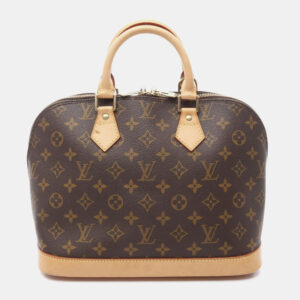 Louis Vuitton Brown Monogram Canvas Alma PM Handbag