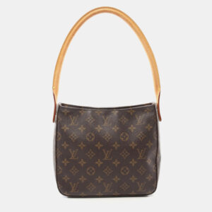 Louis Vuitton Brown Monogram Canvas Looping MM Shoulder Bag