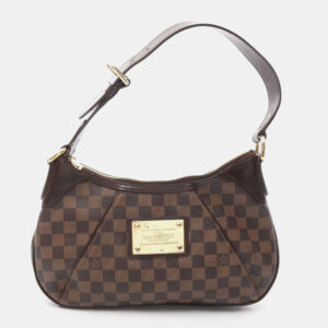Louis Vuitton Brown Ebene Damier Leather Thames PM Shoulder Bag