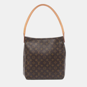 Louis Vuitton Looping GM Brown Monogram Canvas Shoulder Bag