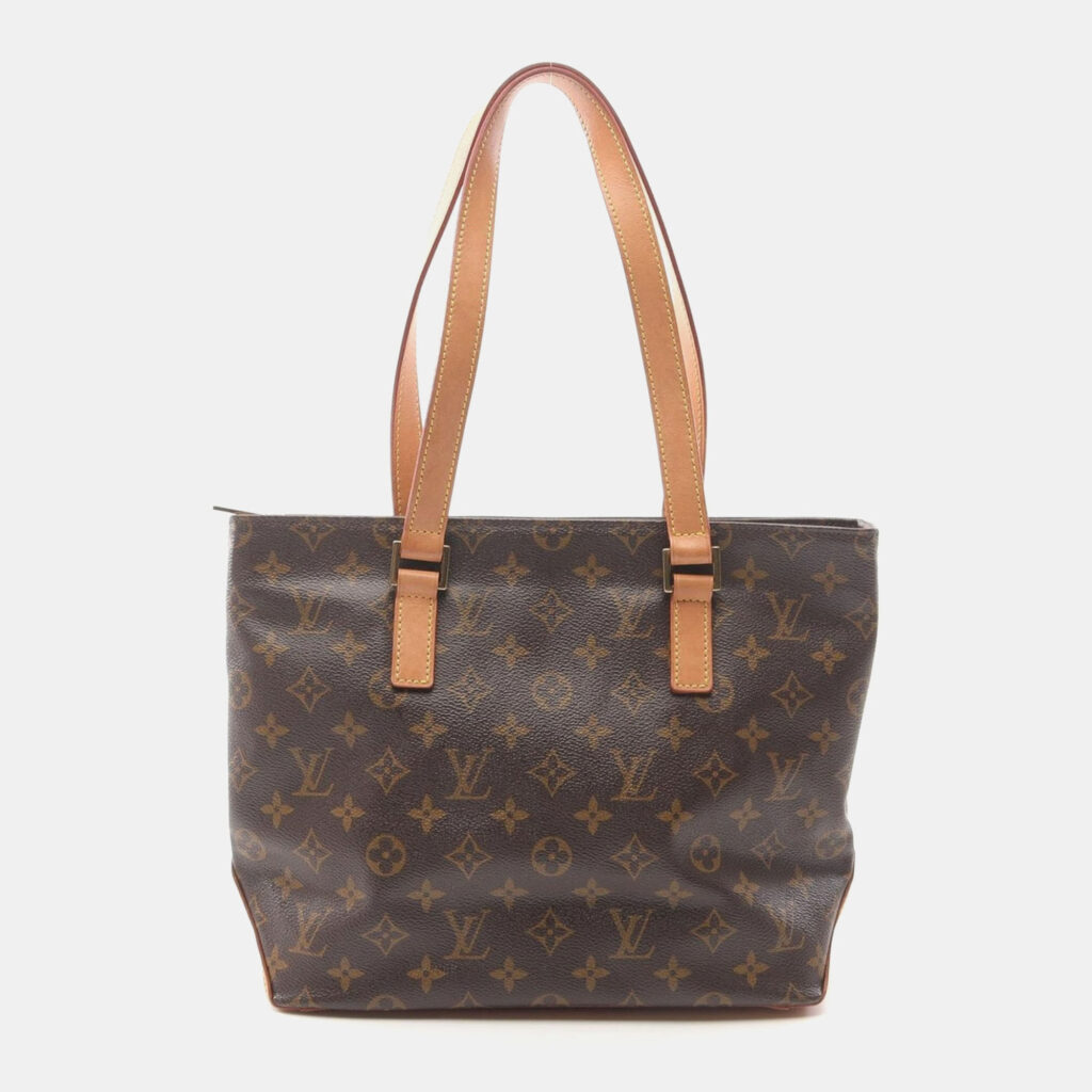 Louis Vuitton Cabas Piano Brown Monogram Canvas Shoulder Bag