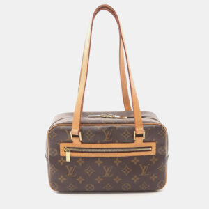Louis Vuitton Cite MM Brown Monogram Canvas Shoulder Bag