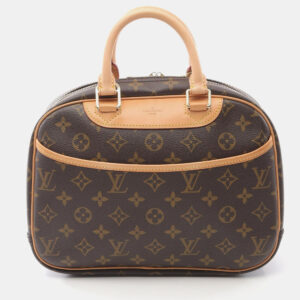 Louis Vuitton Trouville Brown Monogram Canvas Handbag